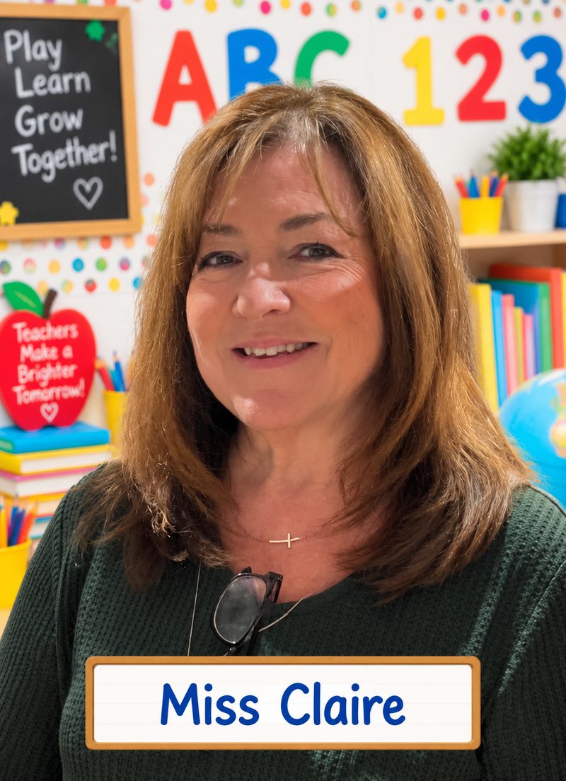 Miss Claire, teacher at St. Luke's Day School